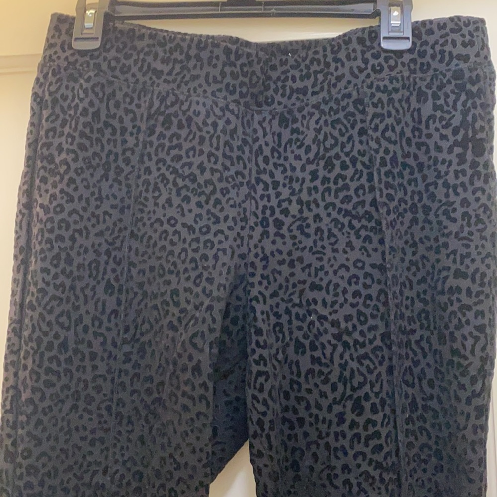 Cheetah Print Velvet Leggings